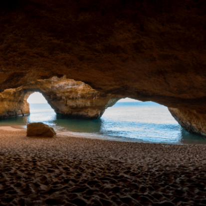 image of inside of a cave
